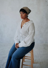 Blue Paisley - Kalamkari Cotton Bandana