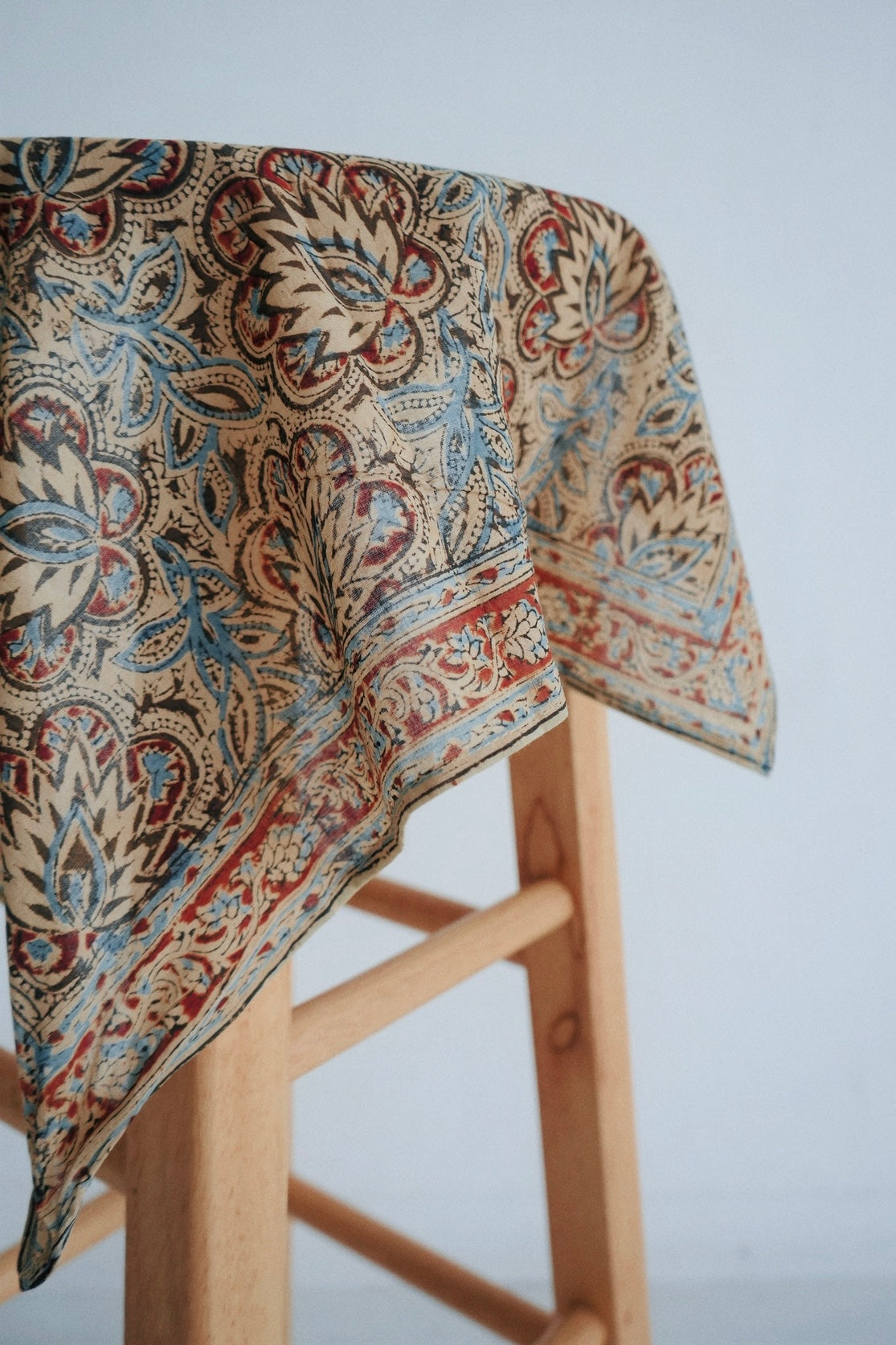 Beaded Beatle - Kalamkari Cotton Bandana