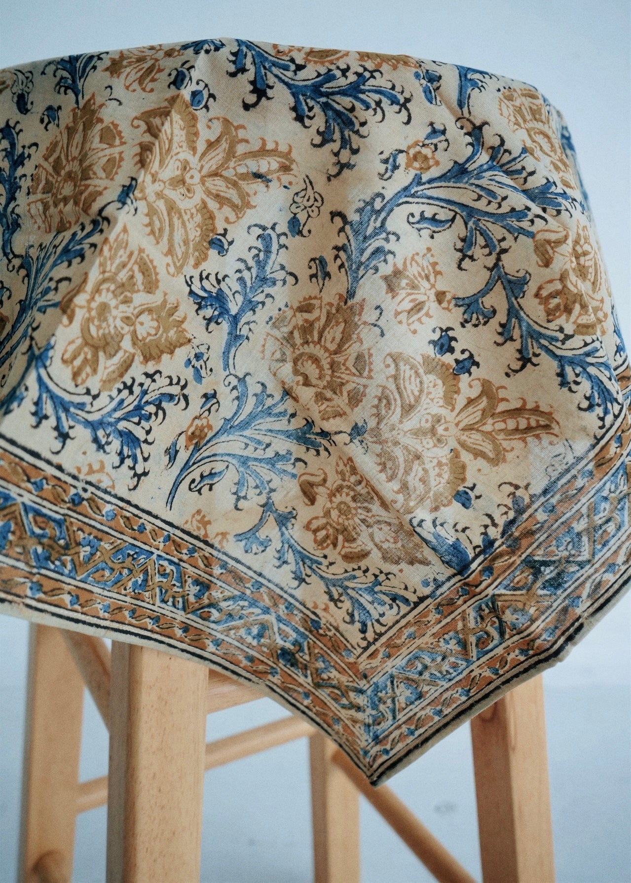 Pine Bouquet - Kalamkari Cotton Bandana