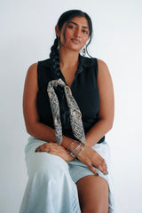 Ocean Breeze - Kalamkari Cotton Bandana