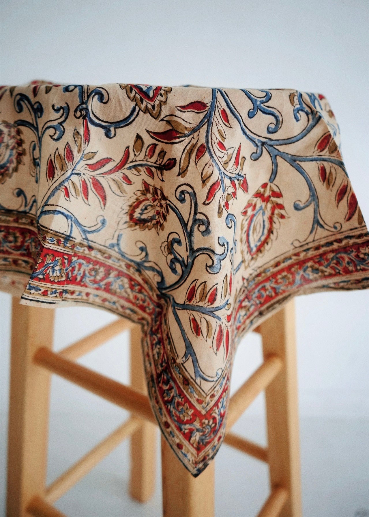 Jackfruit Garden - Kalamkari Cotton Bandana