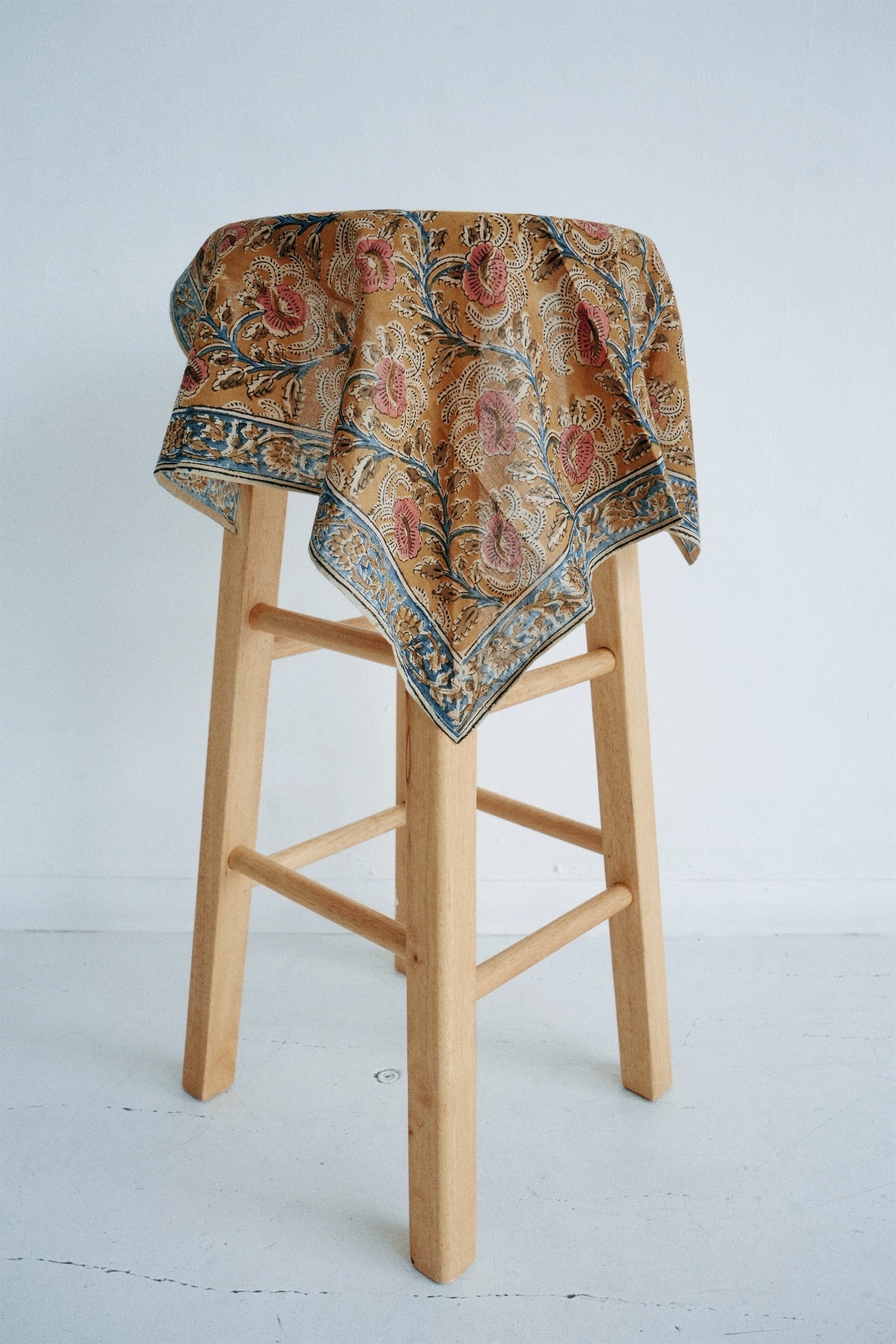 Amber Vine - Kalamkari Cotton Bandana