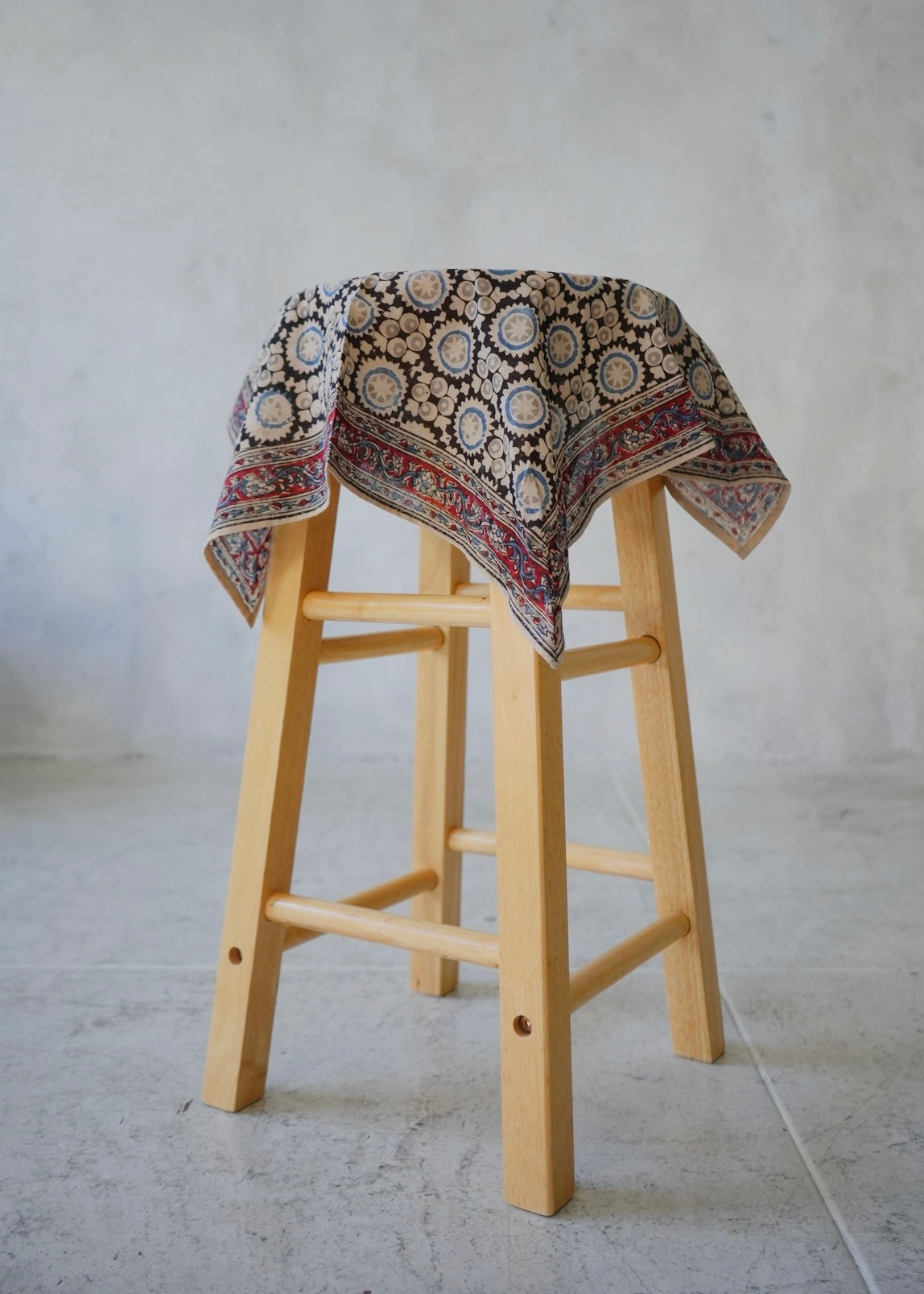 Blue Moon - Kalamkari Cotton Bandana