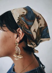 Swan Lake Melody - Limited Edition Hand Painted Cotton Bandana