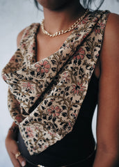 Blossom Breeze - Kalamkari Cotton Bandana