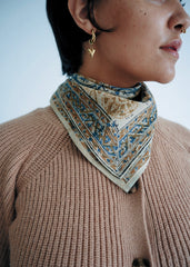 Pine Bouquet - Kalamkari Cotton Bandana