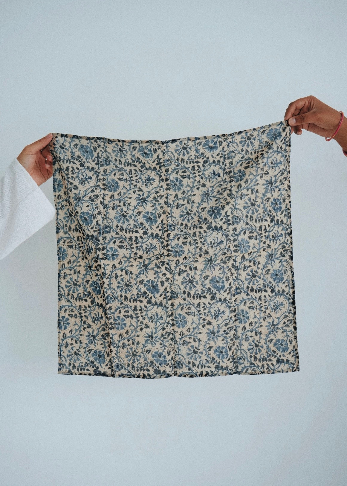 Sprouting Seeds - Kalamkari Cotton Bandana