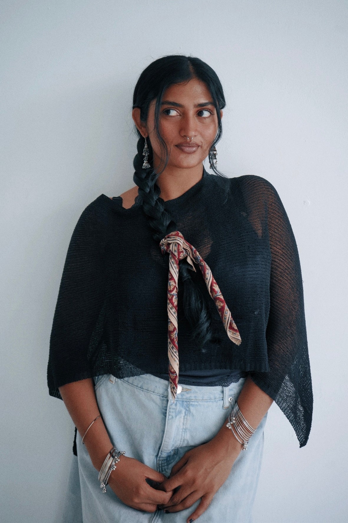 Painted Lady - Kalamkari Cotton Bandana