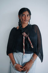 Painted Lady - Kalamkari Cotton Bandana