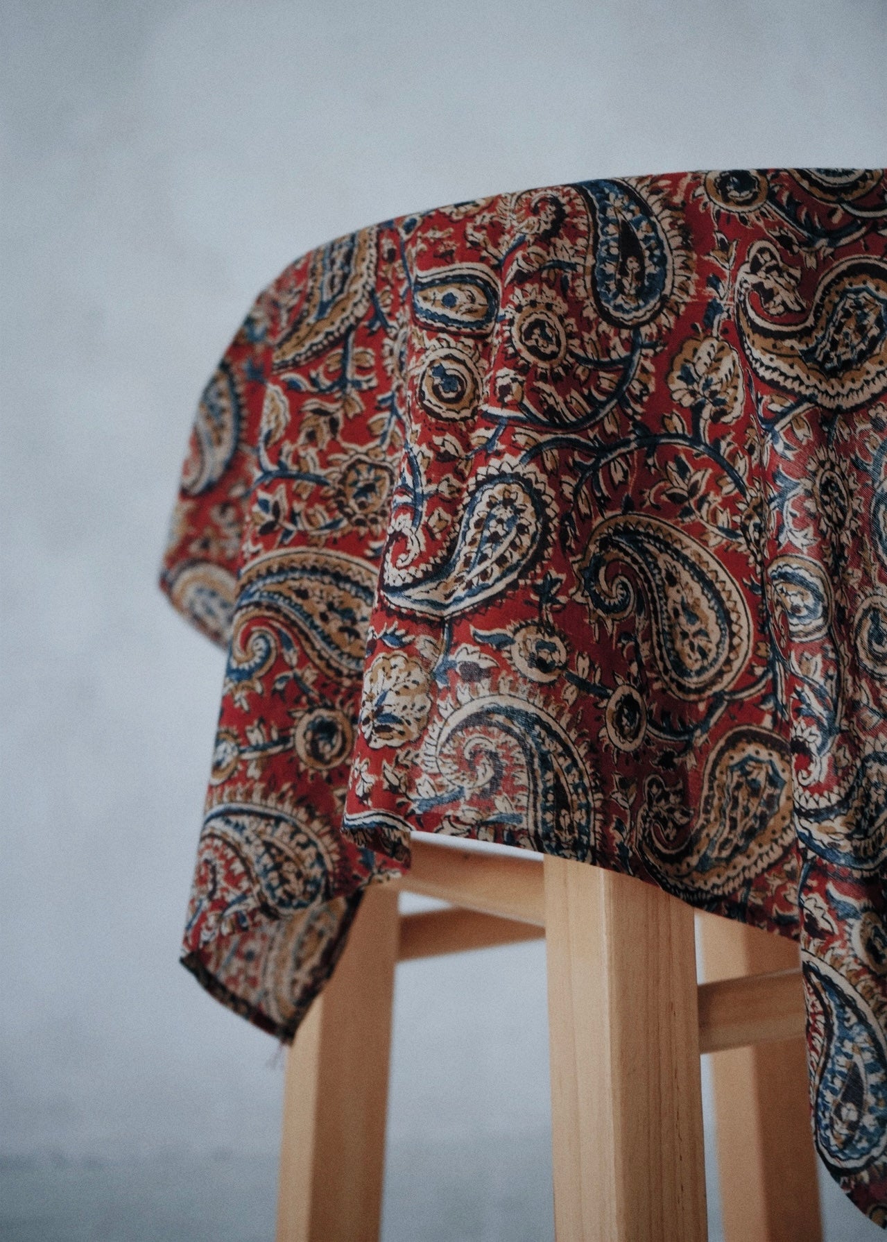 Sun Bleached Brick - Kalamkari Cotton Bandana