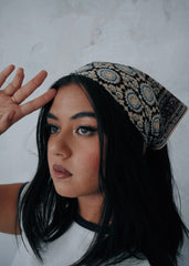 Blue Moon - Kalamkari Cotton Bandana