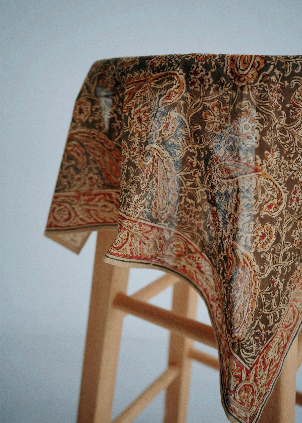 Vegetable Garden - Kalamkari Cotton Bandana