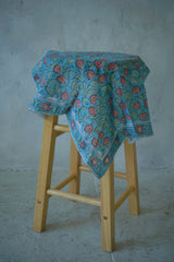 Floating Petals - Hand Block Printed Cotton Bandana