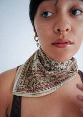 Mystic Vines -  Kalamkari Cotton Bandana
