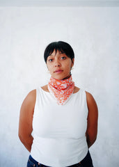 Tiger Lily - Hand Block Printed Cotton Bandana