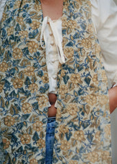 Woven Thistle - Hand Block Printed Scarf (600-022)