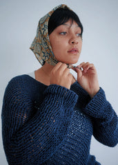 Twilight Paisley - Kalamkari Cotton Bandana