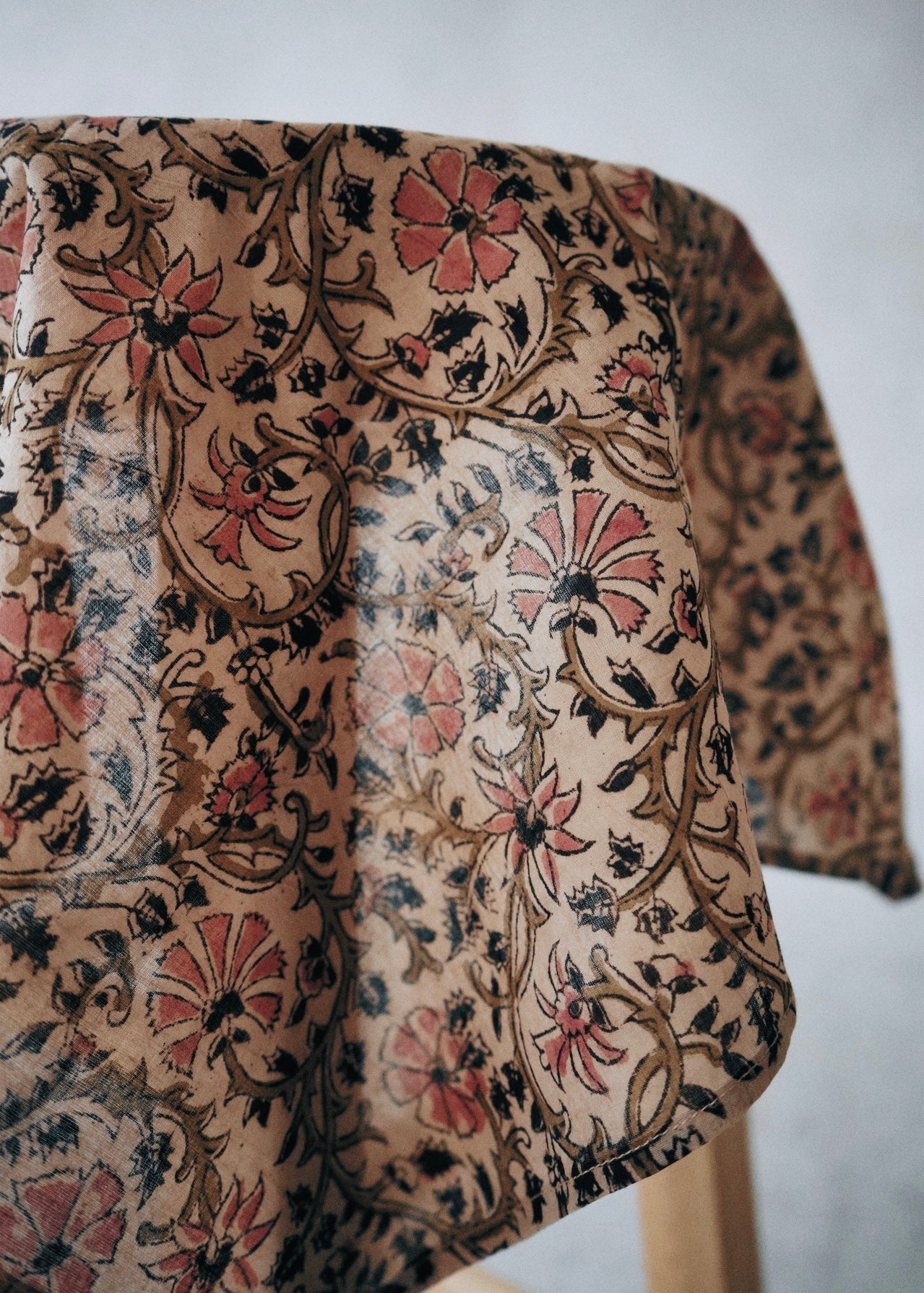 Blossom Breeze - Kalamkari Cotton Bandana