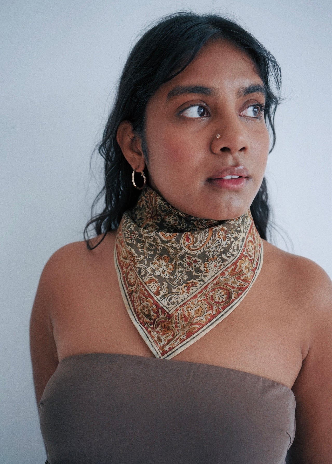Vegetable Garden - Kalamkari Cotton Bandana