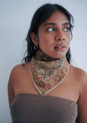 Vegetable Garden - Kalamkari Cotton Bandana