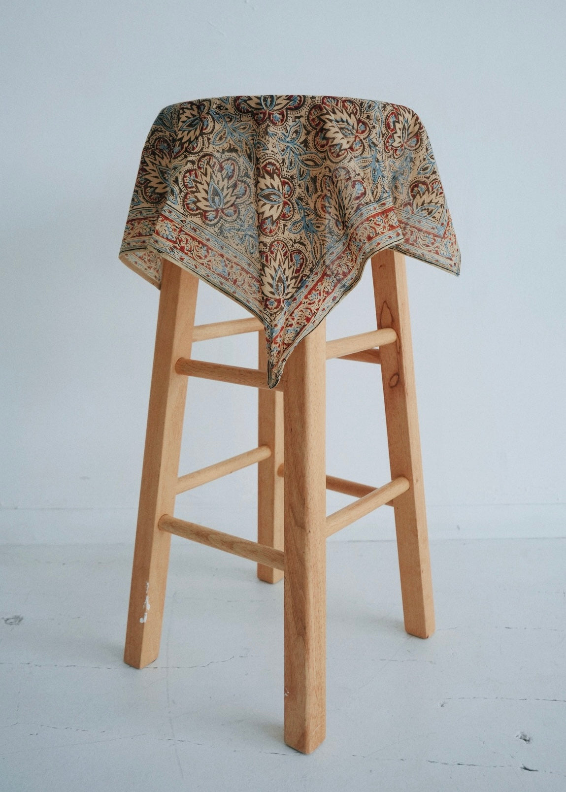 Beaded Beatle - Kalamkari Cotton Bandana