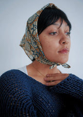 Twilight Paisley - Kalamkari Cotton Bandana