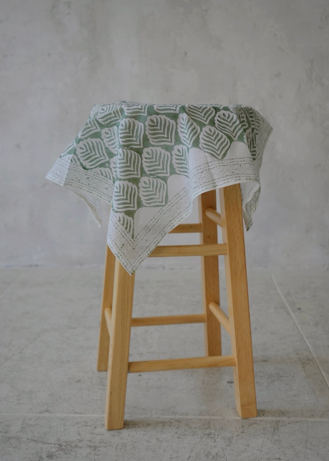 Banana Leaf - Hand Block Printed Cotton Bandana