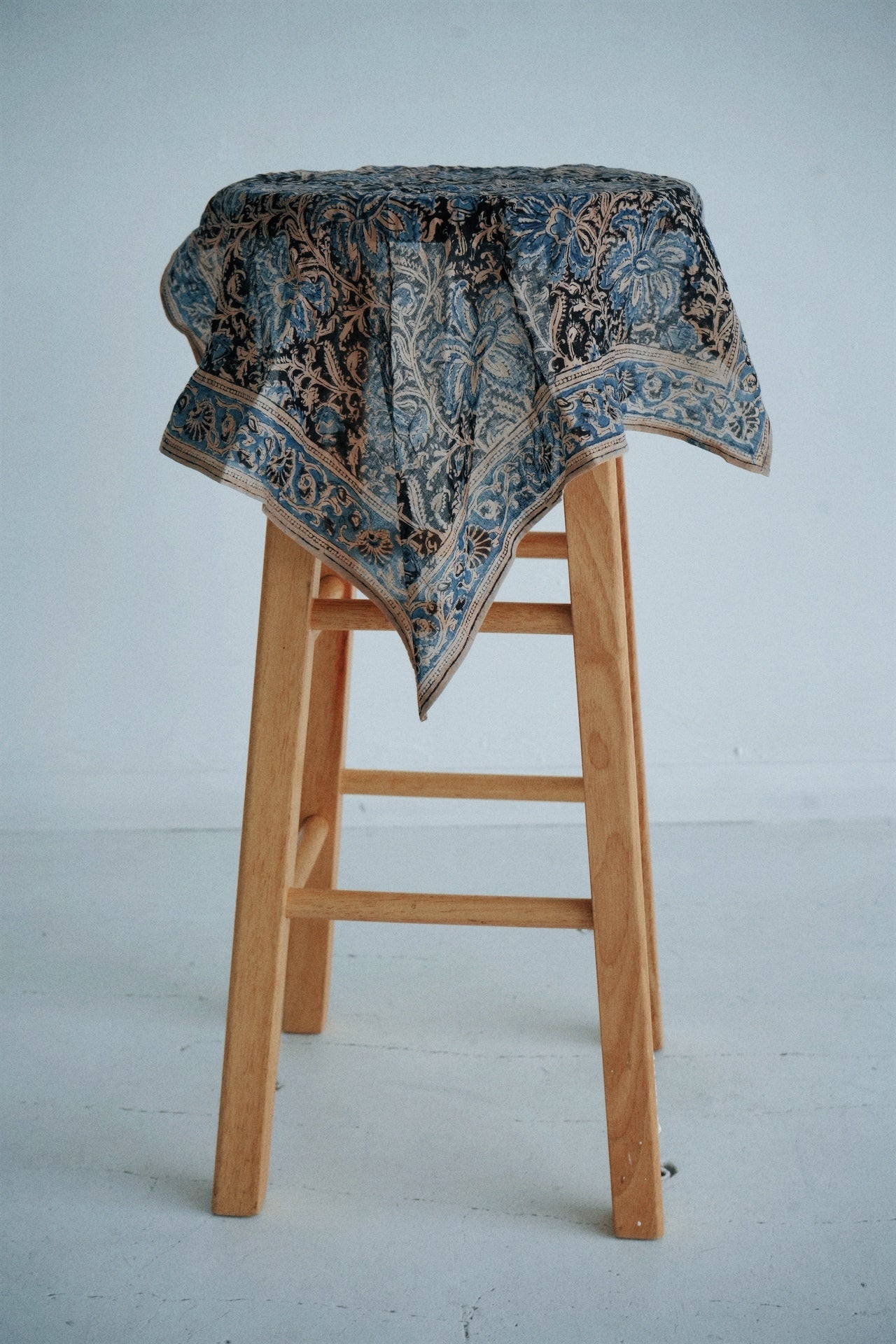 Persian Iris - Kalamkari Cotton Bandana