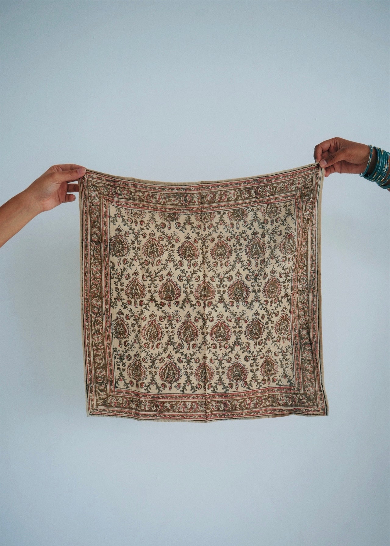 Mystic Vines -  Kalamkari Cotton Bandana