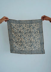 Ocean Breeze - Kalamkari Cotton Bandana