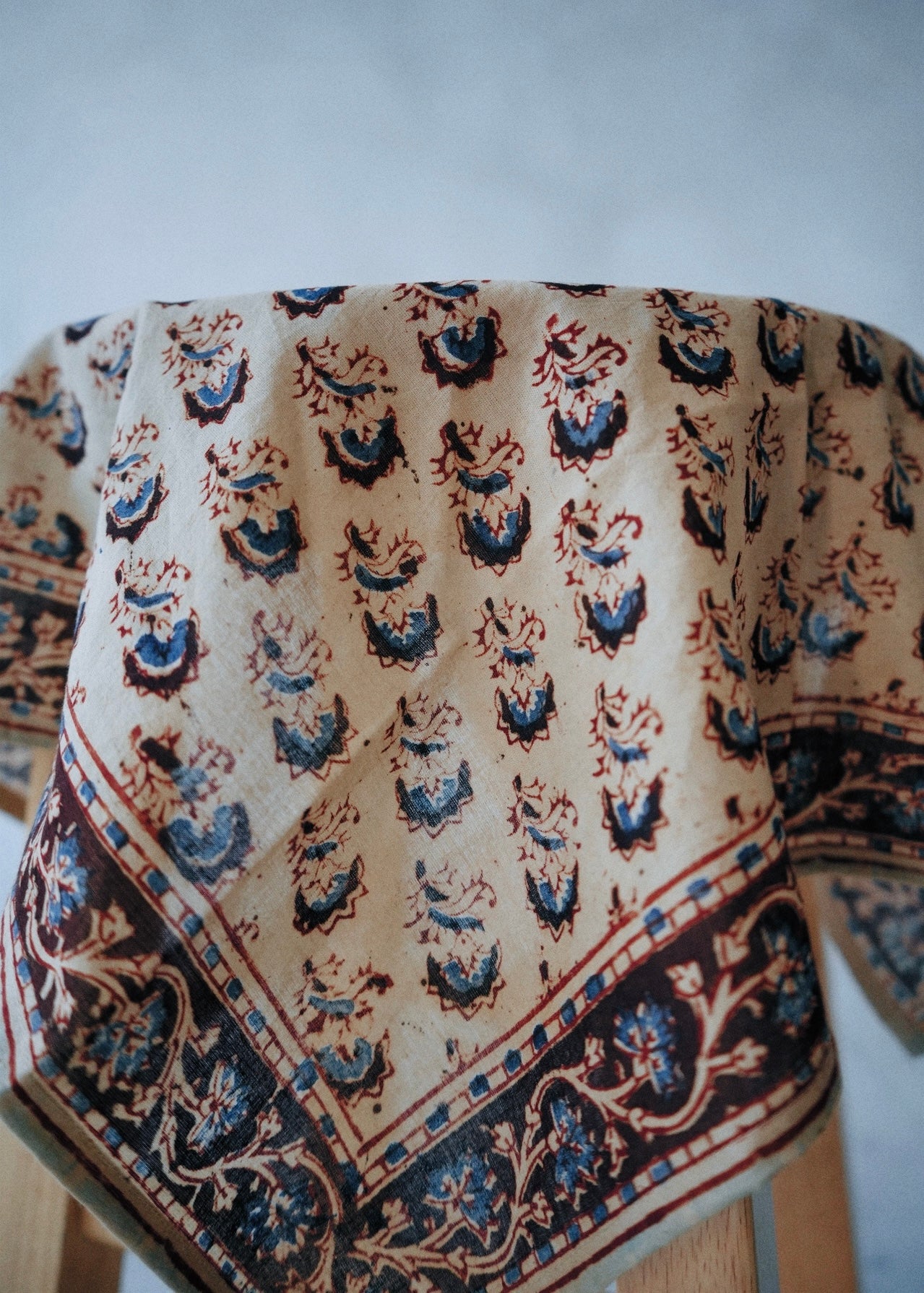Copper Harvest - Kalamkari Cotton Bandana