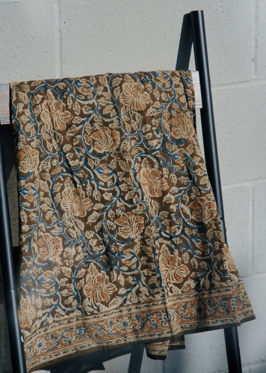 Sahara Rivers - Hand Block Printed Scarf (600-060)