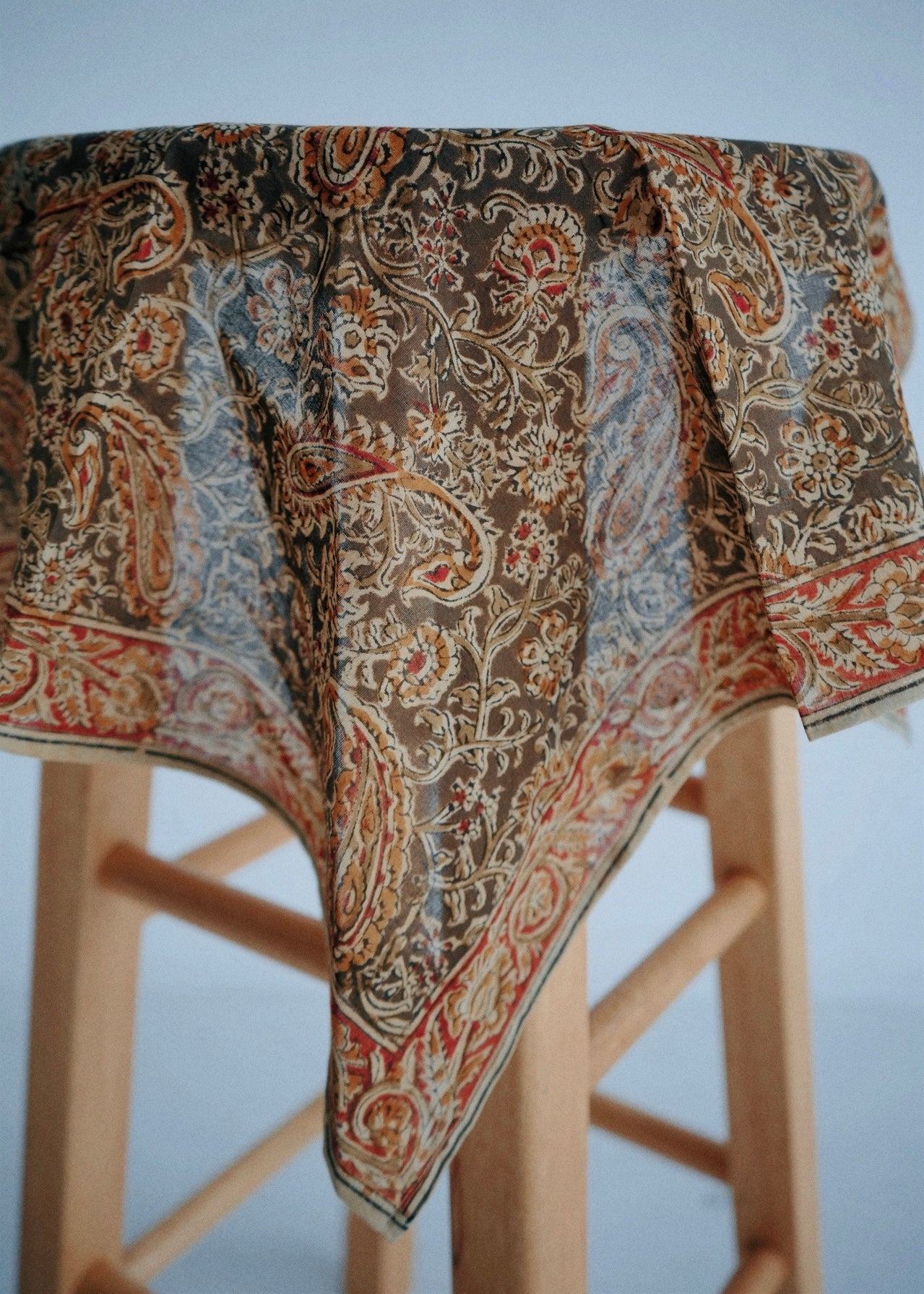 Vegetable Garden - Kalamkari Cotton Bandana