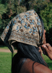 Blue Jay - Kalamkari Cotton Bandana