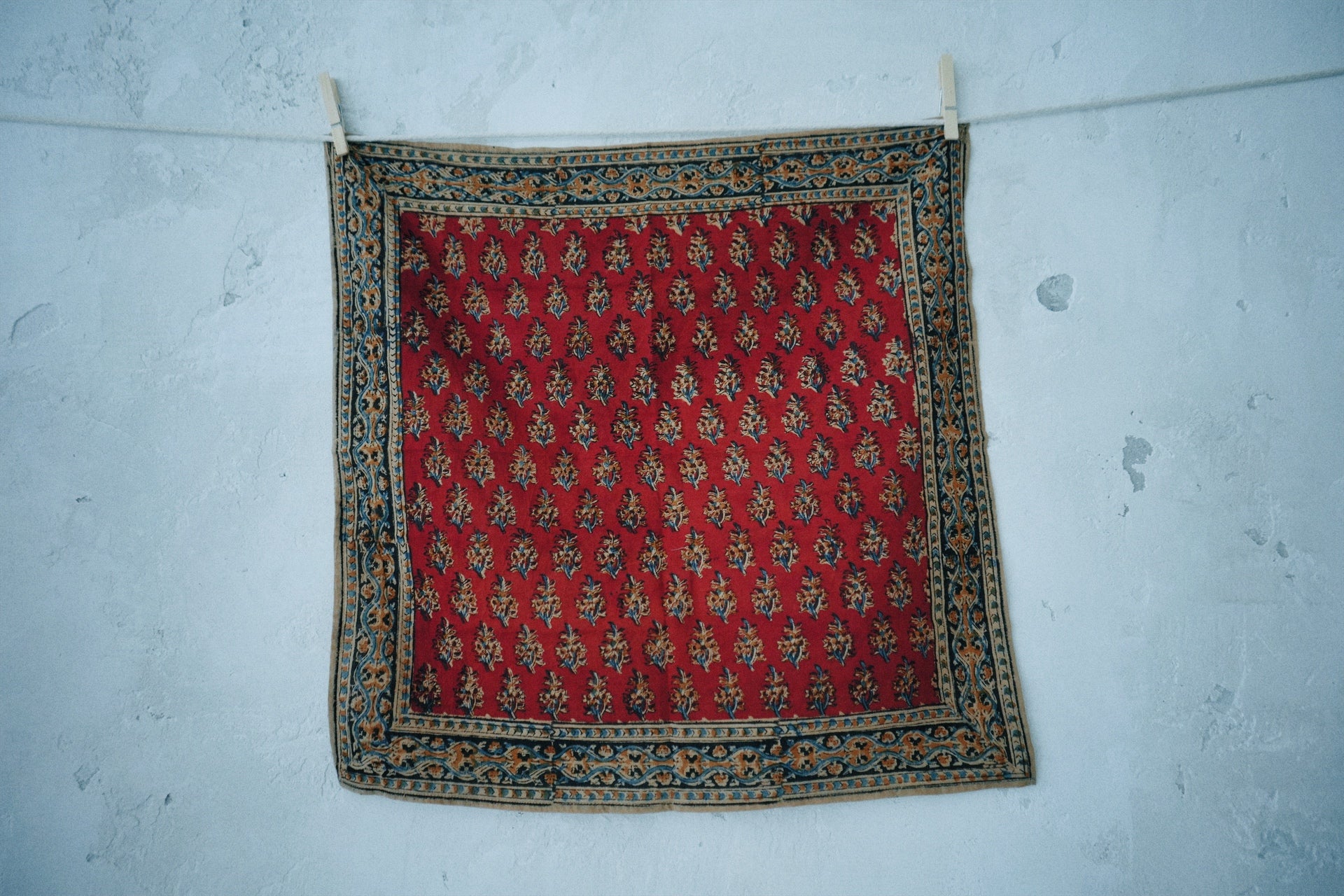 Artichoke Heart - Kalamkari Cotton Bandana