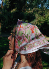 Watermelon Season - Kalamkari Cotton Bandana