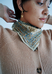 Pine Bouquet - Kalamkari Cotton Bandana