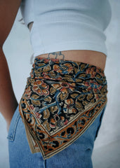 Lost in the Forest - Kalamkari Cotton Bandana
