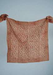Autumn Rose - Kalamkari Cotton Bandana