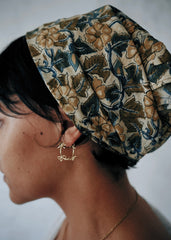 Woven Thistle - Kalamkari Cotton Bandana