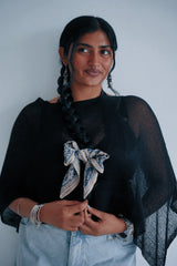 Persian Iris - Kalamkari Cotton Bandana