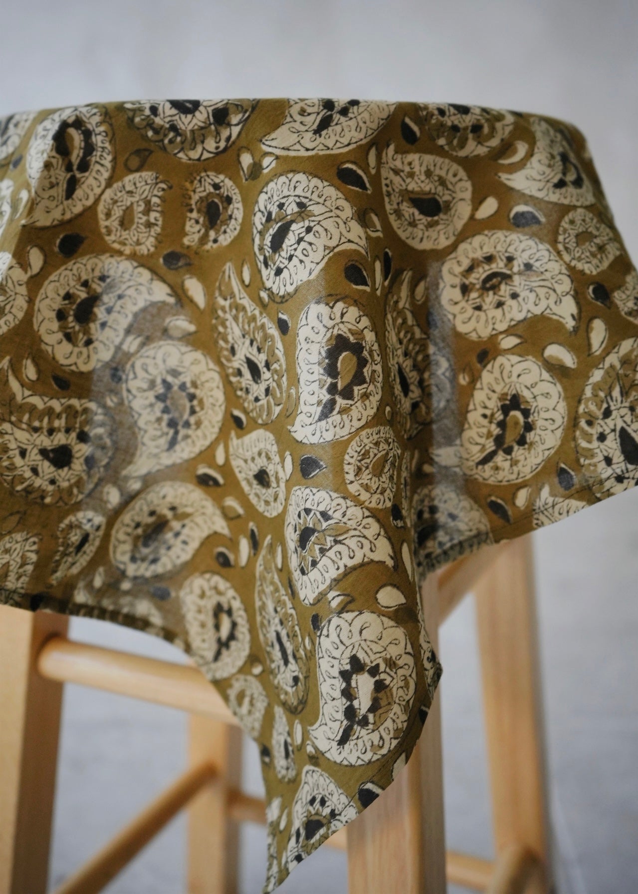 Emerald Wine - Kalamkari Cotton Bandana