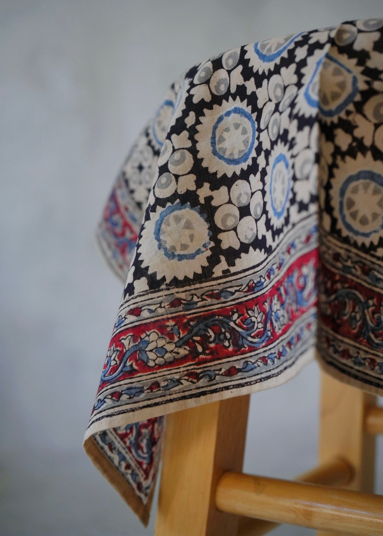 Blue Moon - Kalamkari Cotton Bandana