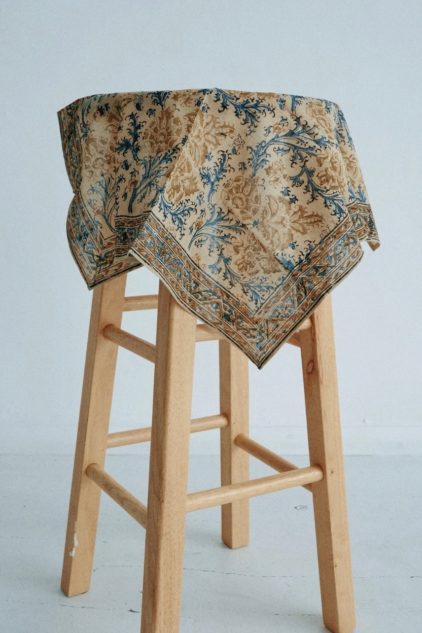 Pine Bouquet - Kalamkari Cotton Bandana