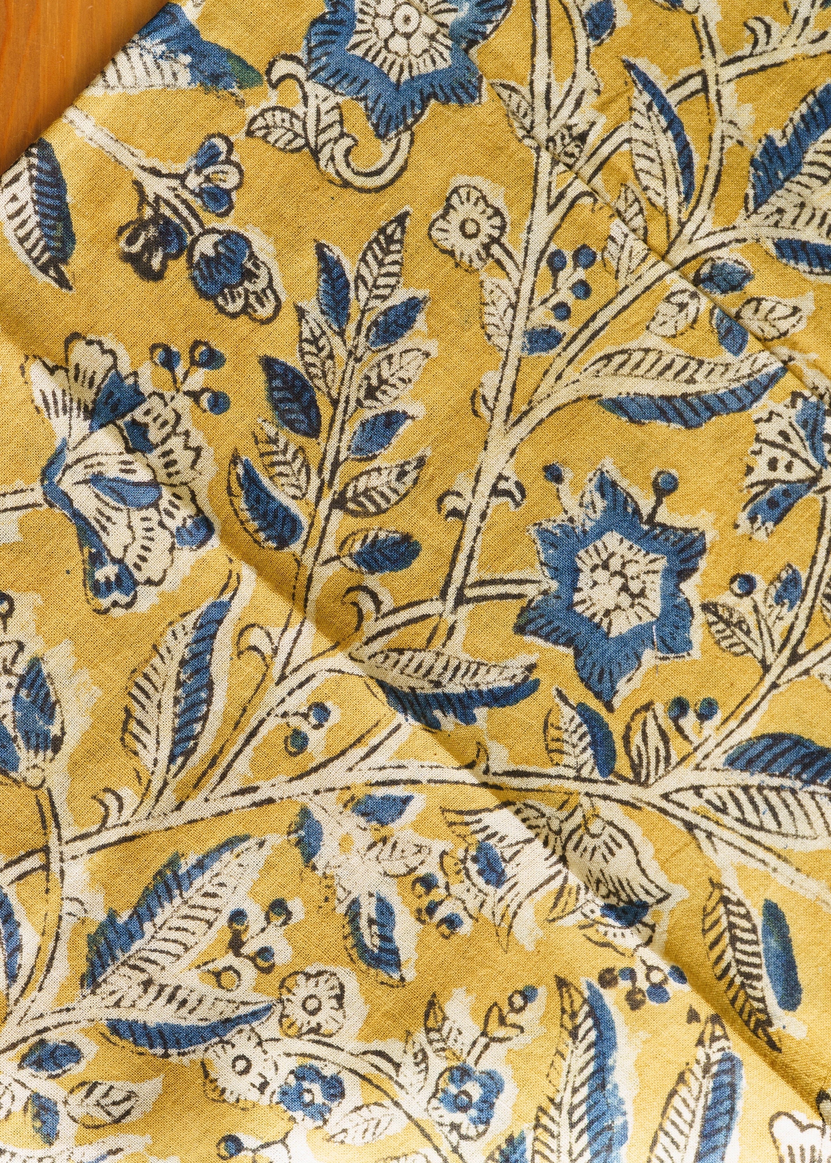 Amber Fern - Kalamkari Cotton XL Wrap