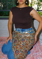 Royal Garden - Kalamkari Cotton XL Wrap