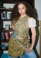 Amber Fern - Kalamkari Cotton XL Wrap