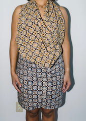 Blue Moon - Kalamkari Cotton XL Wrap
