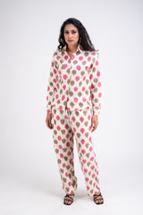 580-309  Whitelotus Women's Pants"parrot co-ords"