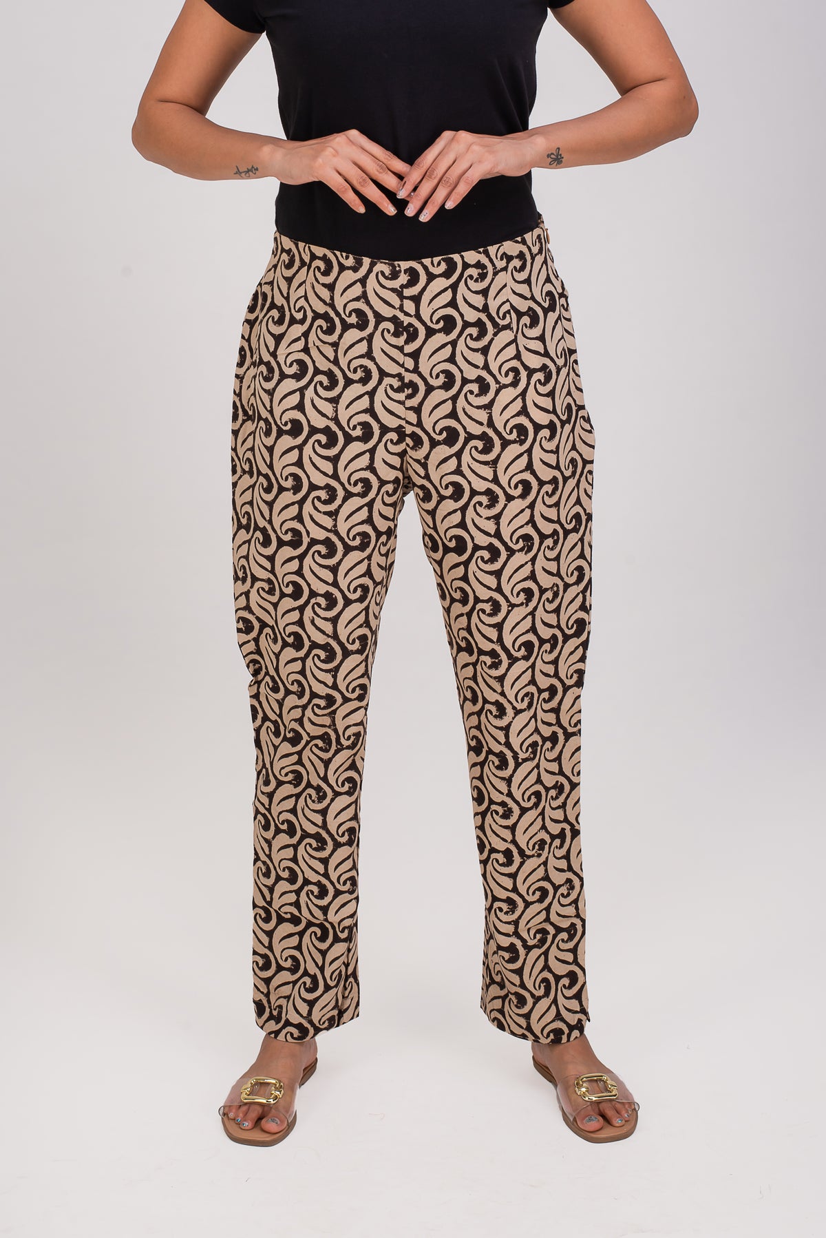 588-161 Whitelotus Womens Pencil Pants"Fanny"